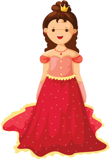 Tapete vinílico criança ilustração de rainha - TenStickers