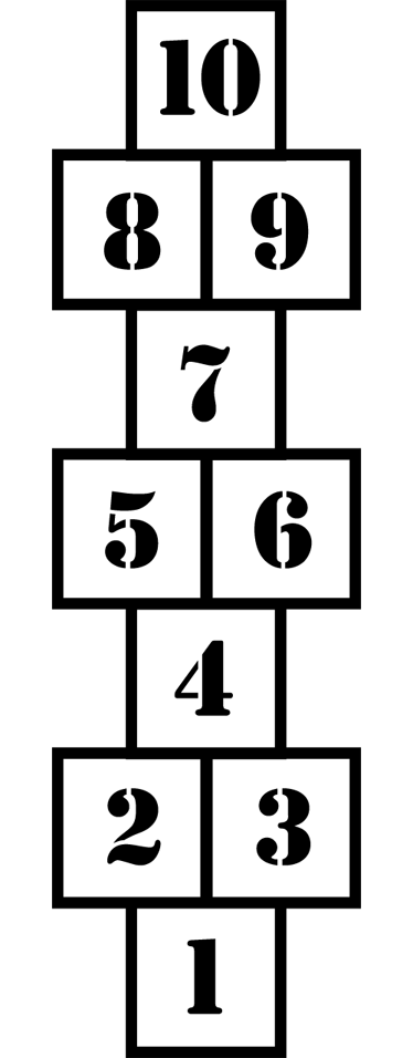 Tapete vinílico de jogos com desenho moderno infantil - TenStickers