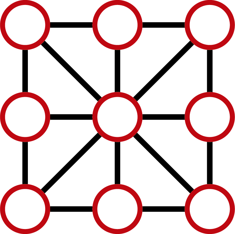 Tapete vinílico de jogos jogo da velha - TenStickers