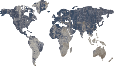 Tapete vinílico de mapa mundial textura azul parede - TenStickers
