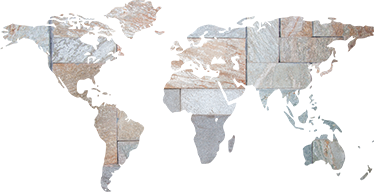 Tapete vinílico de mapa mundial efeito mármore cinza - TenStickers