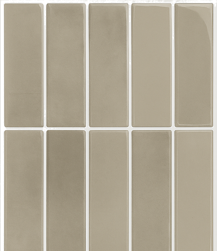 Tapete vinílico casa de banho pedra linear natural - TenStickers