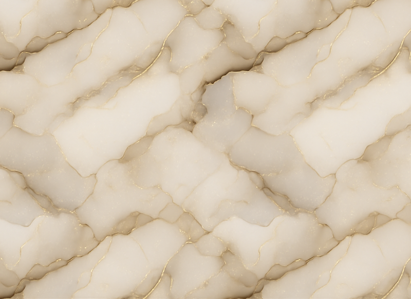 Tapete vinílico quarto mármore branco e dourado - TenStickers