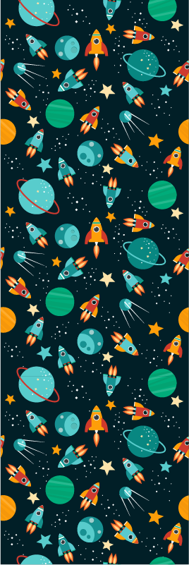 Tapete vinílico quarto com design fofo para crianças - TenStickers