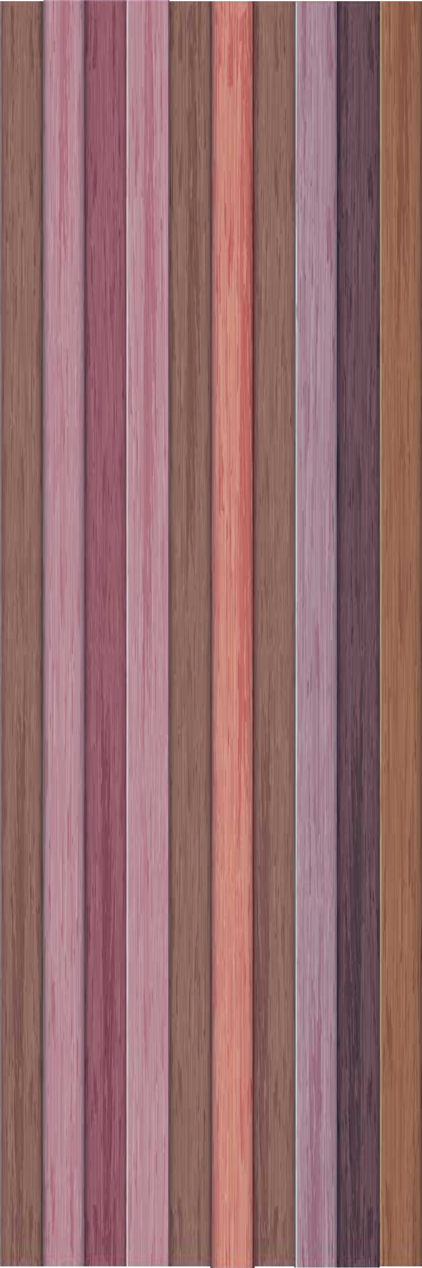 Tapete vinílico quarto textura de madeira cinza e rosa - TenStickers