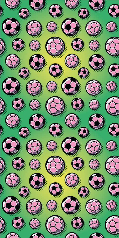 Tapete vinílico quarto fundo gradiente de campo de futebol - TenStickers