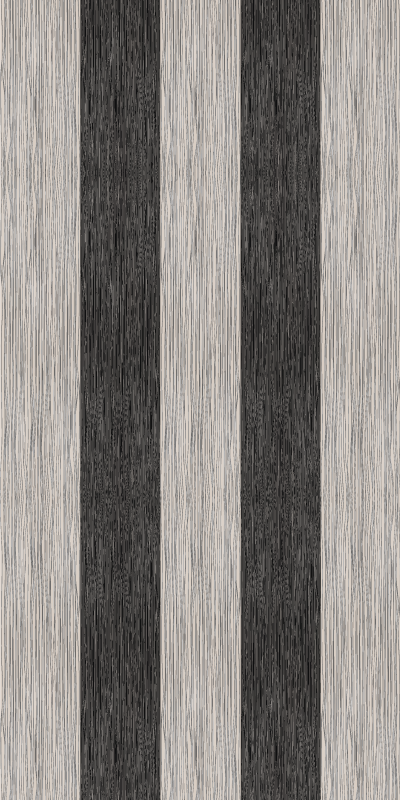 Tapete vinílico quarto efeito madeira preto e branco - TenStickers