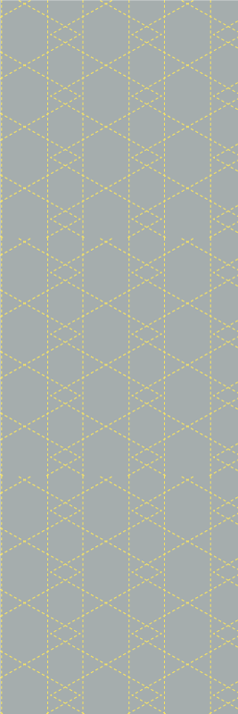 Tapete vinílico quarto triângulos origami pantone - TenStickers