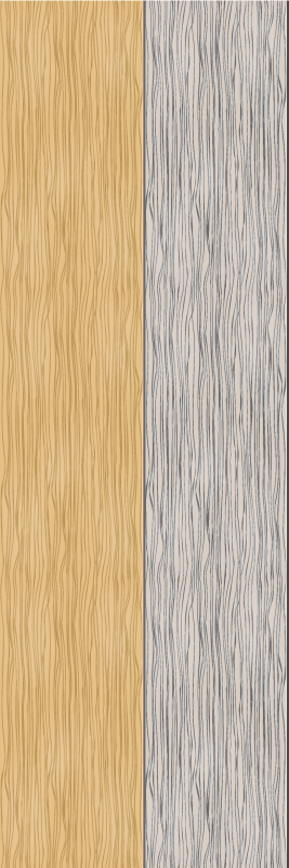 Tapete vinílico quarto cinza madeira - TenStickers