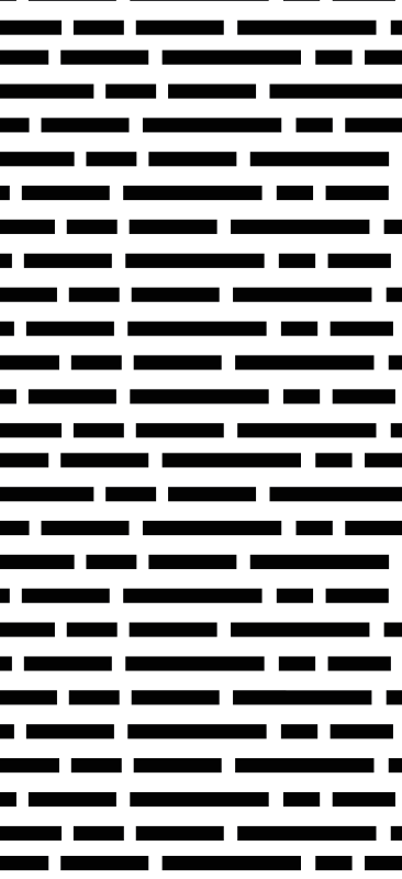 Tapete vinílico quarto retângulos preto e branco nórdicos - TenStickers