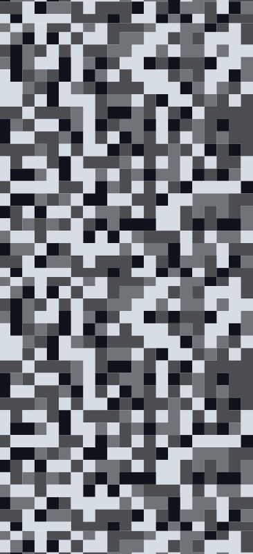 Tapete vinílico quarto quadrados cinza estilo nórdico - TenStickers