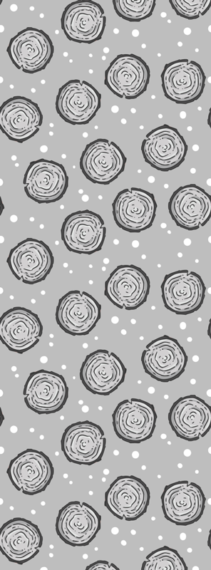 Tapete vinílico quarto estilo nórdico alpino - TenStickers