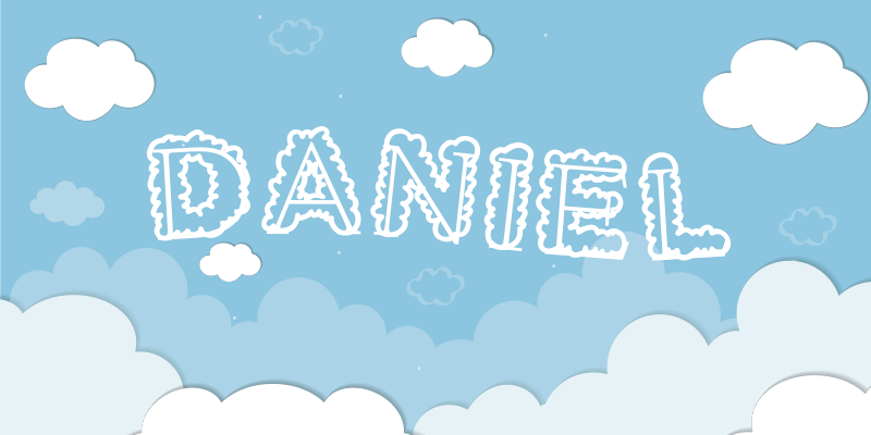 Tapete de vinil personalizável para bebés céu azul - TenStickers