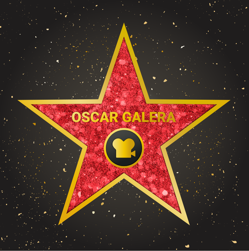Tapete de vinil personalizável estrela de hollywood - TenStickers
