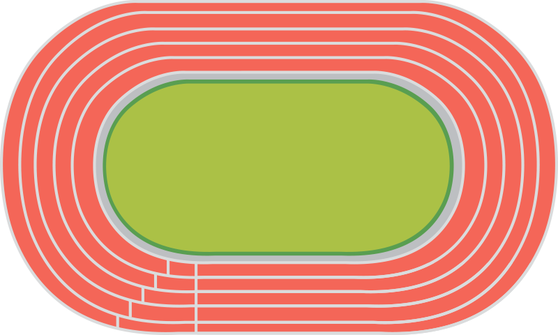 Tapete de vinil para jovens atletismo  - TenStickers