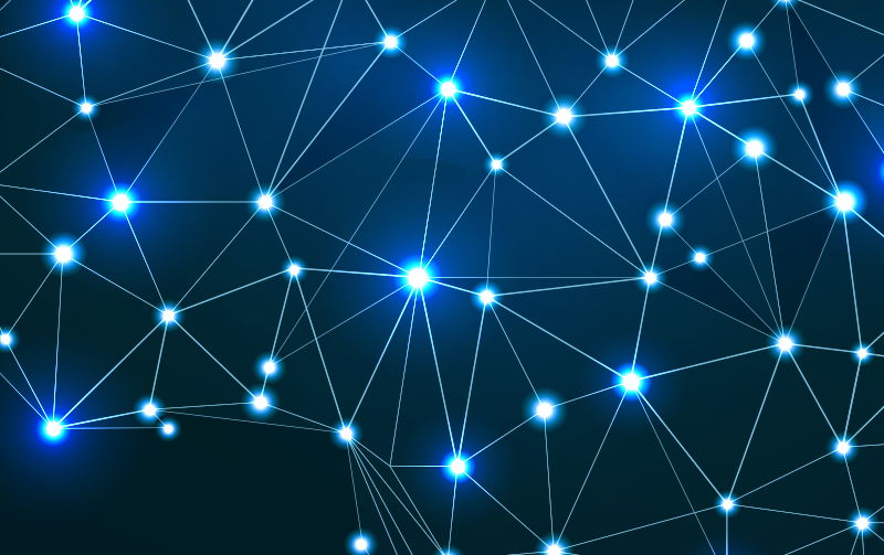 Tapete poligonal maravilhoso do vinil do mapa das cintilações - TenStickers