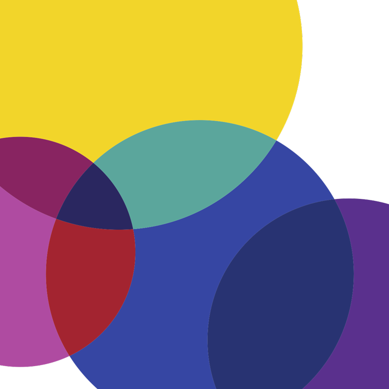 Impressionante tapete de vinil minimalista colorido  - TenStickers