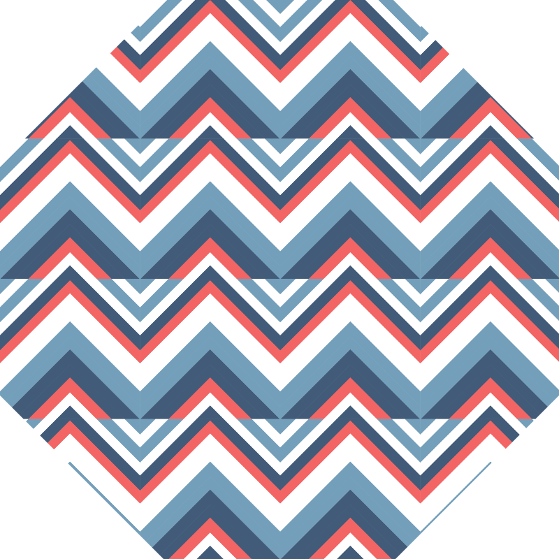 Tapete vinílico geométricas bloco colorido chevron - TenStickers