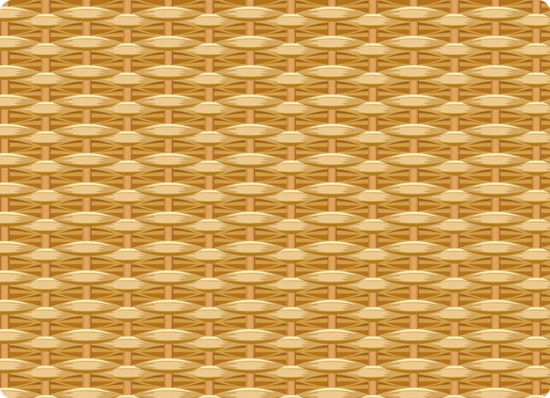 Tapete de vinil efeito madeira Textura trançada  - TenStickers