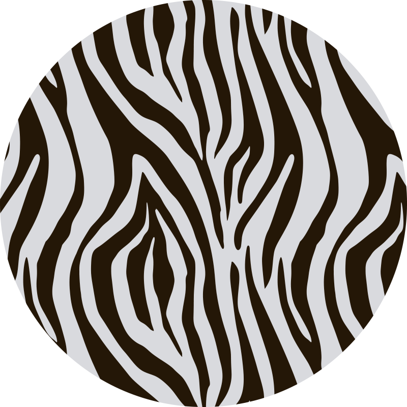 Tapete de vinil com estampa animal de zebra  - TenStickers