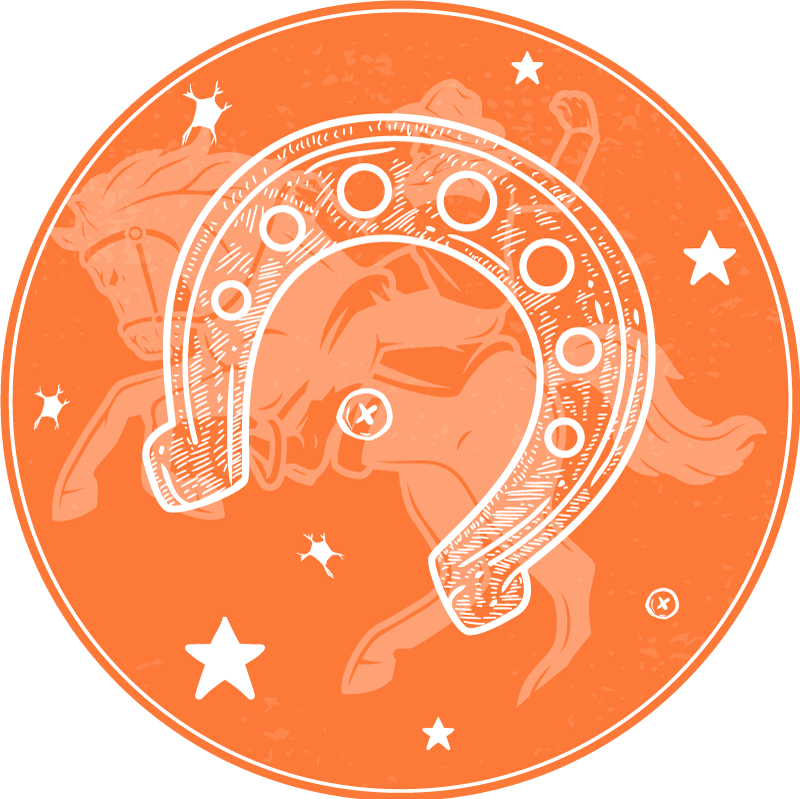 Estilo ferradura crianças tapete de vinil - TenStickers