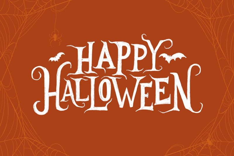 Tapete de vinil feliz halloween - TenStickers