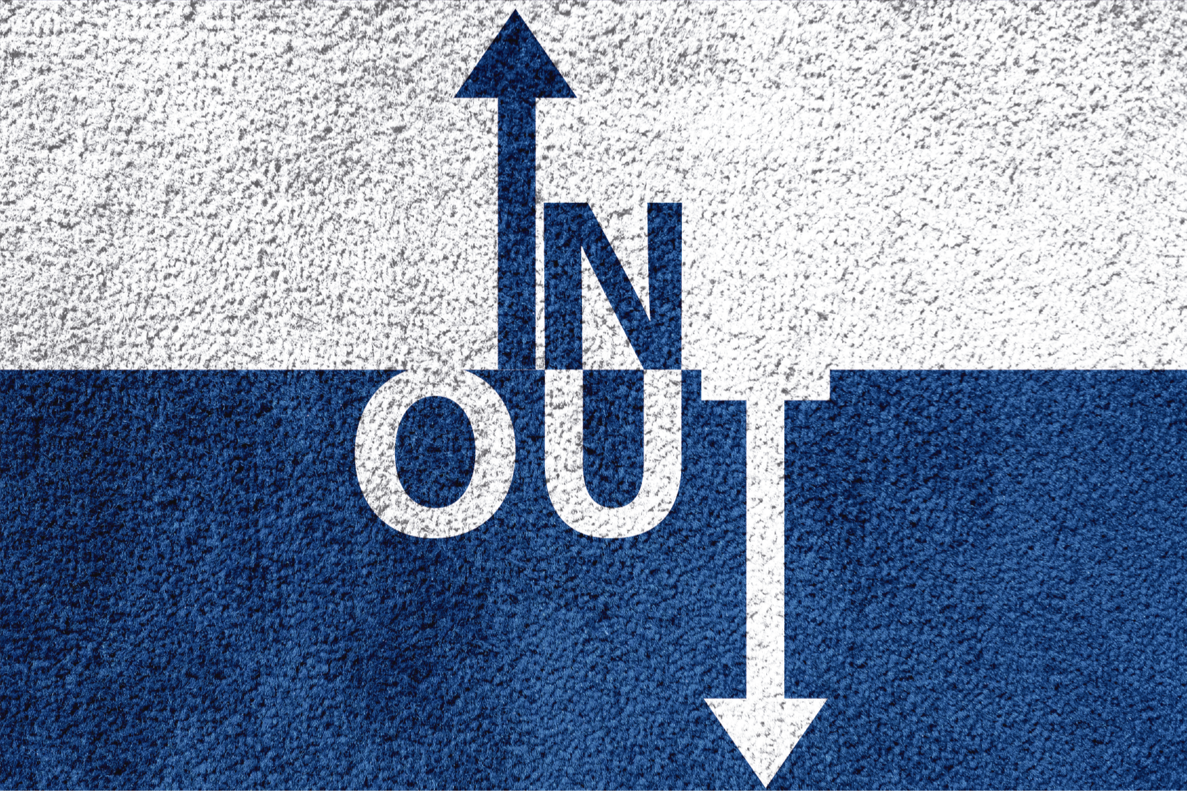 Tapete vinílico frases e textos dentro fora direcional - TenStickers