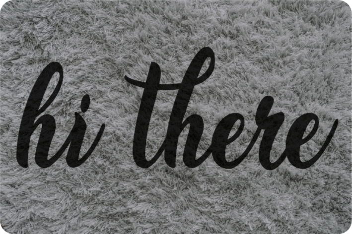 Tapete vinílico frases e textos olá, decoração - TenStickers