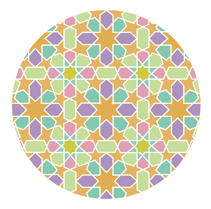 Tapete de vinil estrela marroquina - TenStickers