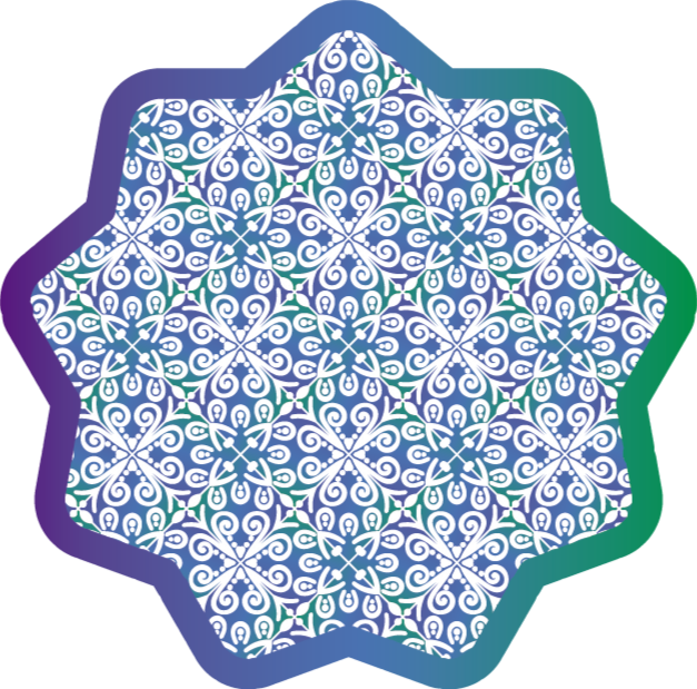 Tapete étnico colorido padrão étnico - TenStickers