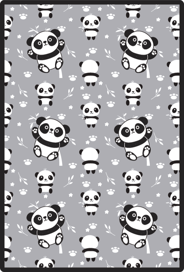 Tapete de animais pandas fofos e adoráveis - TenStickers