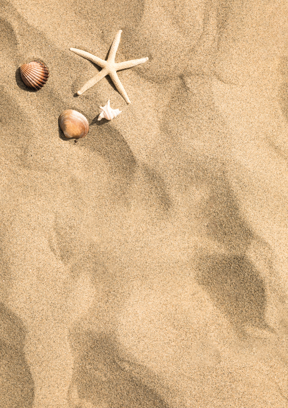 Verão vibe tapete de vinil areia ladrilhos de pedra - TenStickers