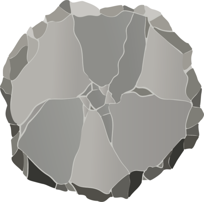 Tapete de vinil textura diferentes pedras pedra - TenStickers