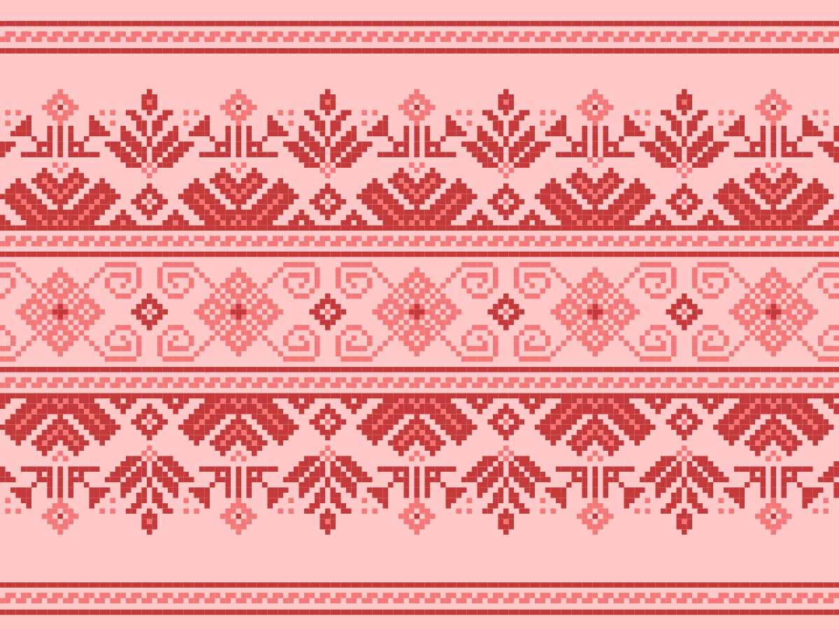 Tapete de vinil étnico de arte folclórica - TenStickers