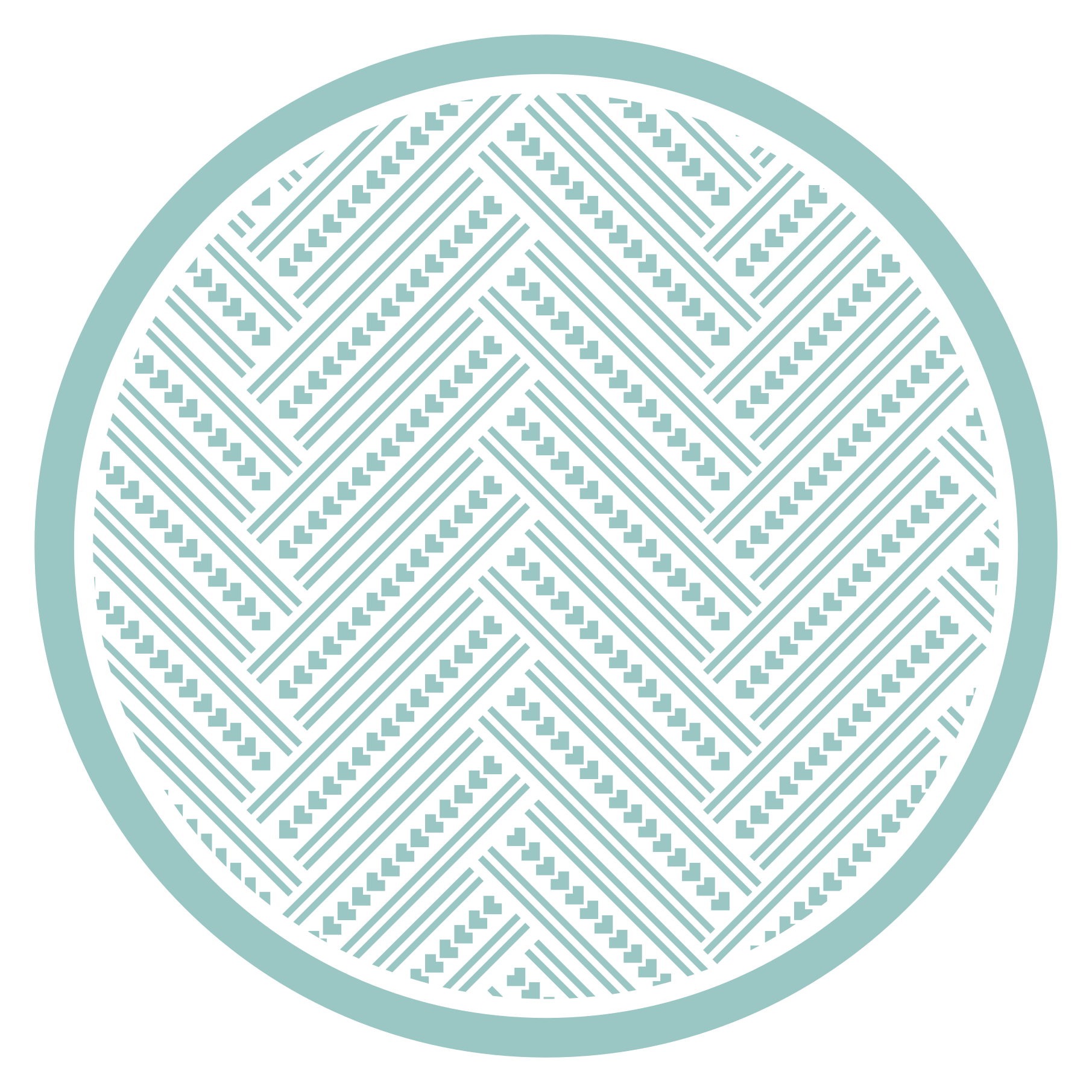 Tapete moderno cruzando linhas - TenStickers