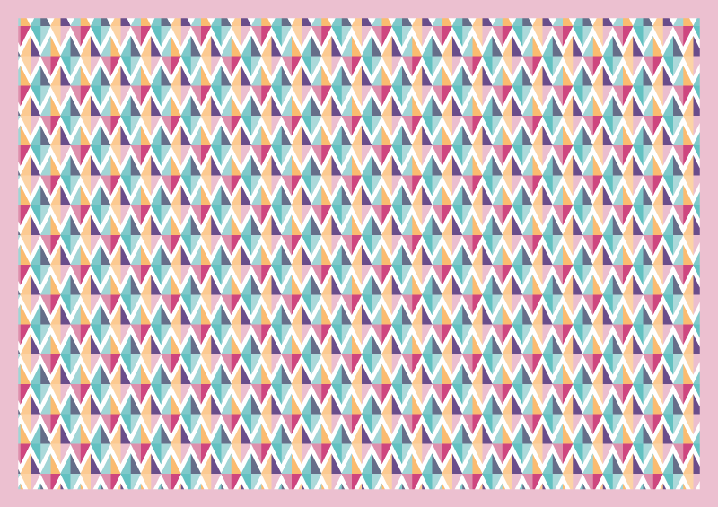 Diamantes coloridos tapetes geométricos - TenStickers