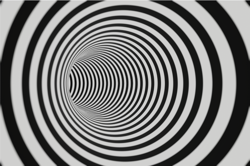 Tapetes geométricos de túnel 3d - TenStickers