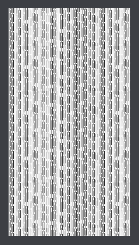 Tapete mínimo de cordas cinza escuro - TenStickers