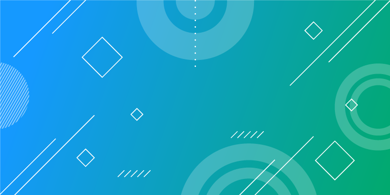 Tapete moderno com estampa geométrica abstrata azul - TenStickers