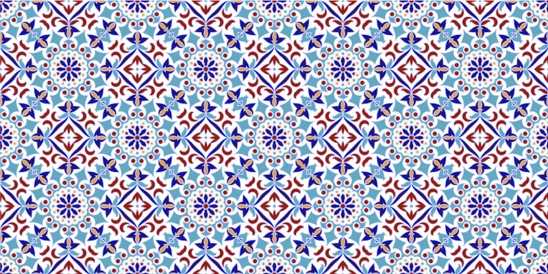 Azulejo azul claro azulejos de piso de cozinha - TenStickers