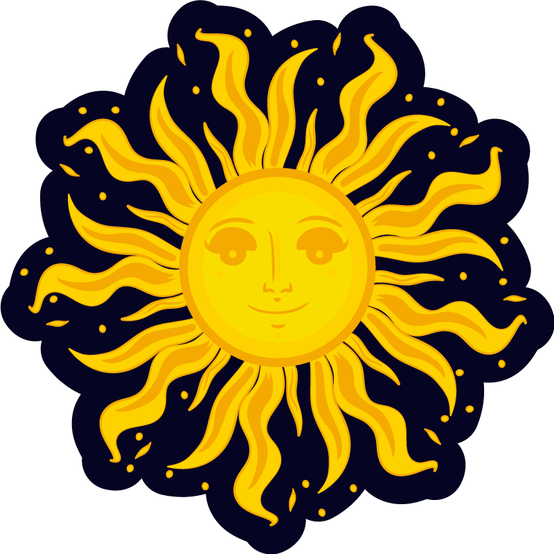 Tapete vinílico natureza disposição ensolarada - TenStickers