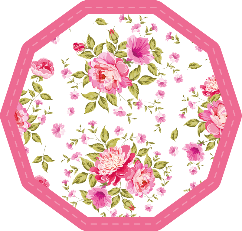 Tapete de quarto com padrão de rosas florescendo - TenStickers