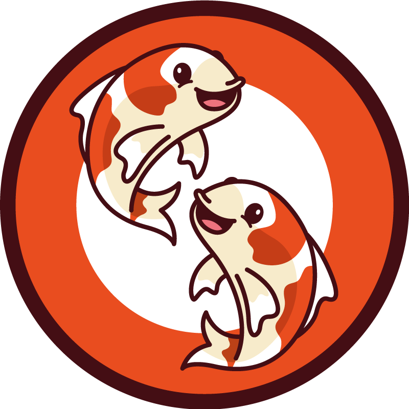 Tapete animal anime koi fish - TenStickers