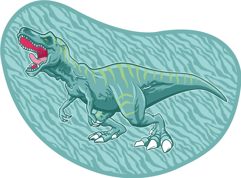 Tapete de animal dinossauro de tiranossauro rex listra - TenStickers