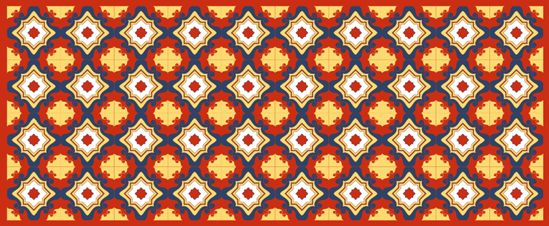 Tapete de vinil vermelho brilhante - TenStickers