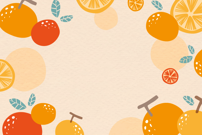 Piso de cerâmica fruta laranja - TenStickers