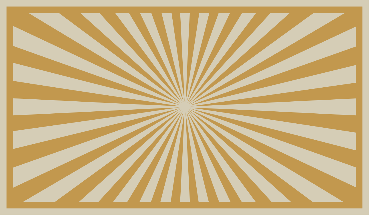 Tapete vinílico geométricas padrão de explosão radiante - TenStickers