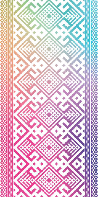 Tapete vinílico infantis brincadeira geométrica - TenStickers