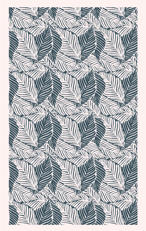 Tapete vinílico para gabinete Padrão de folha vintage - TenStickers