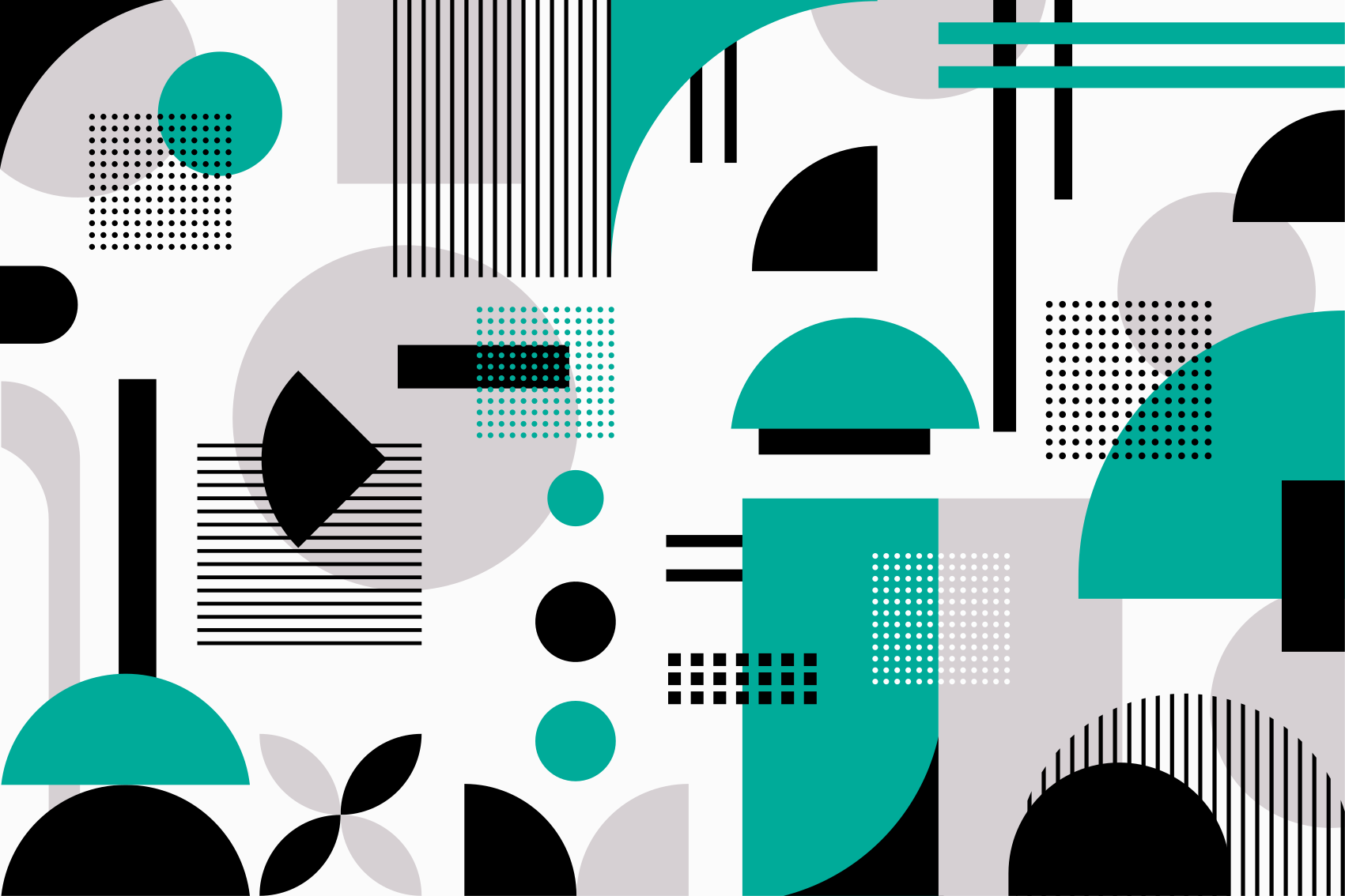 Tapete de vinil de forma geométrica moderna - TenStickers